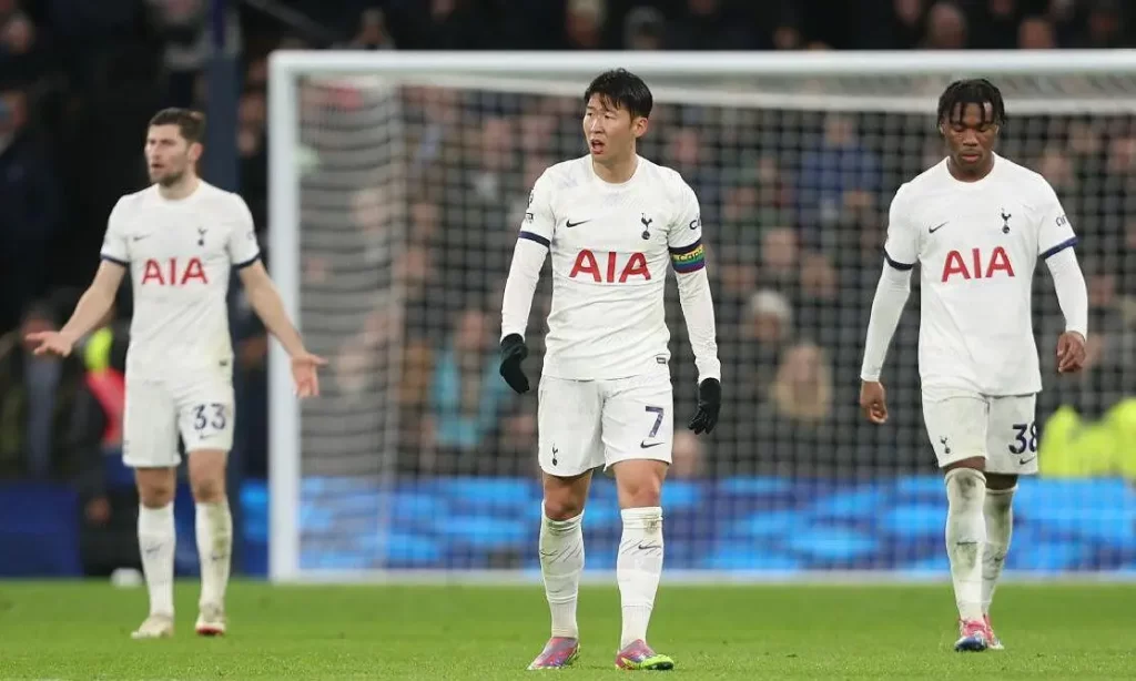 Tottenham suffered a bitter defeat at home
